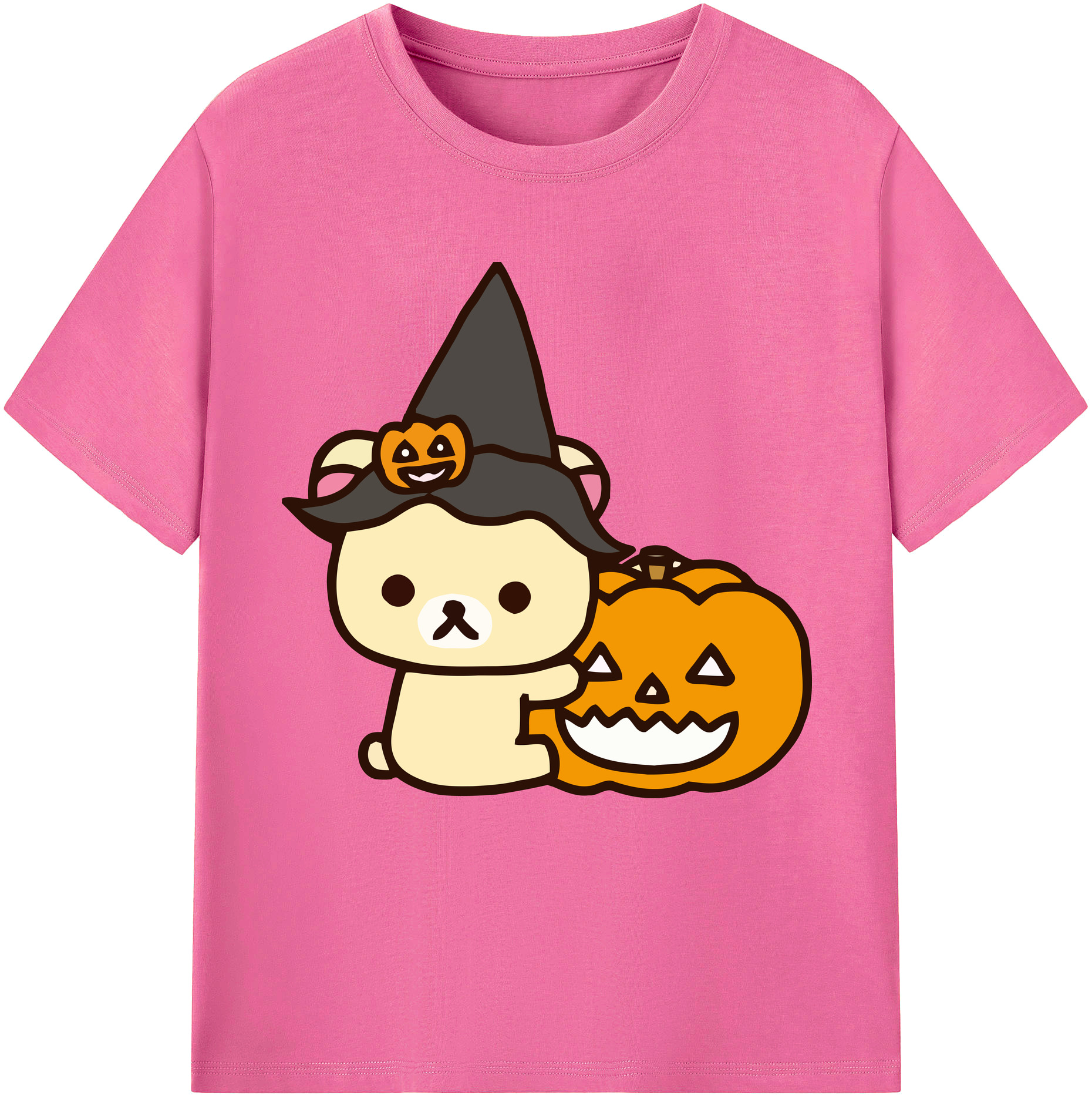 （画像用） リラックマ リラックマ キイロイトリ Rilakkuma Korilakkuma Kiiroitori レディースカジュアルプリントTシャツ（綿100％）